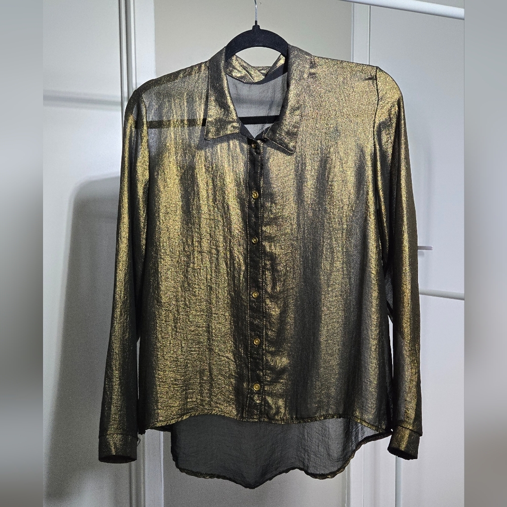 Gold transparent Shirt